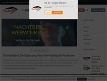 Tablet Screenshot of nachtbril.com